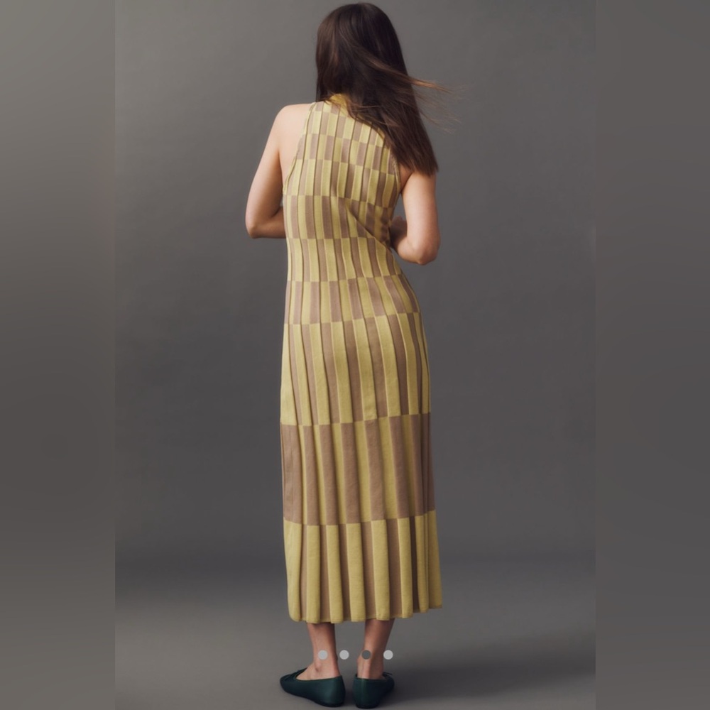 Mock-Neck Sleeveless Column Dress - Picture 2 of 2